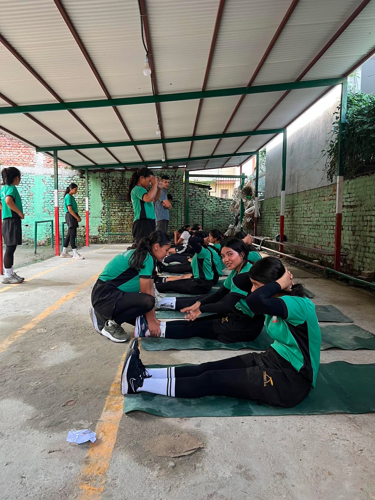 Training session at Everest Defence Academy